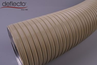 500mm Semi Rigid Flexible Duct / Flexible Heating Duct With Resin Coated