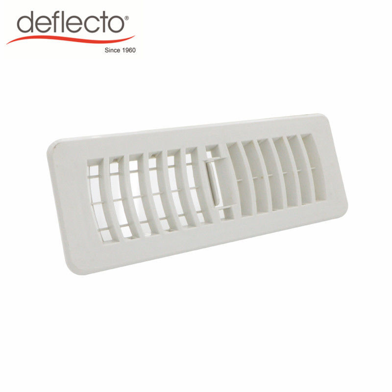 4'' X 10'' Plastic Air Vents / Adjustable Plastic Air Registers White Air Outlet